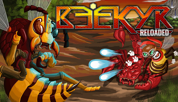 'Beekyr Reloaded' is a 2D Arcade Shoot'em up with personality.